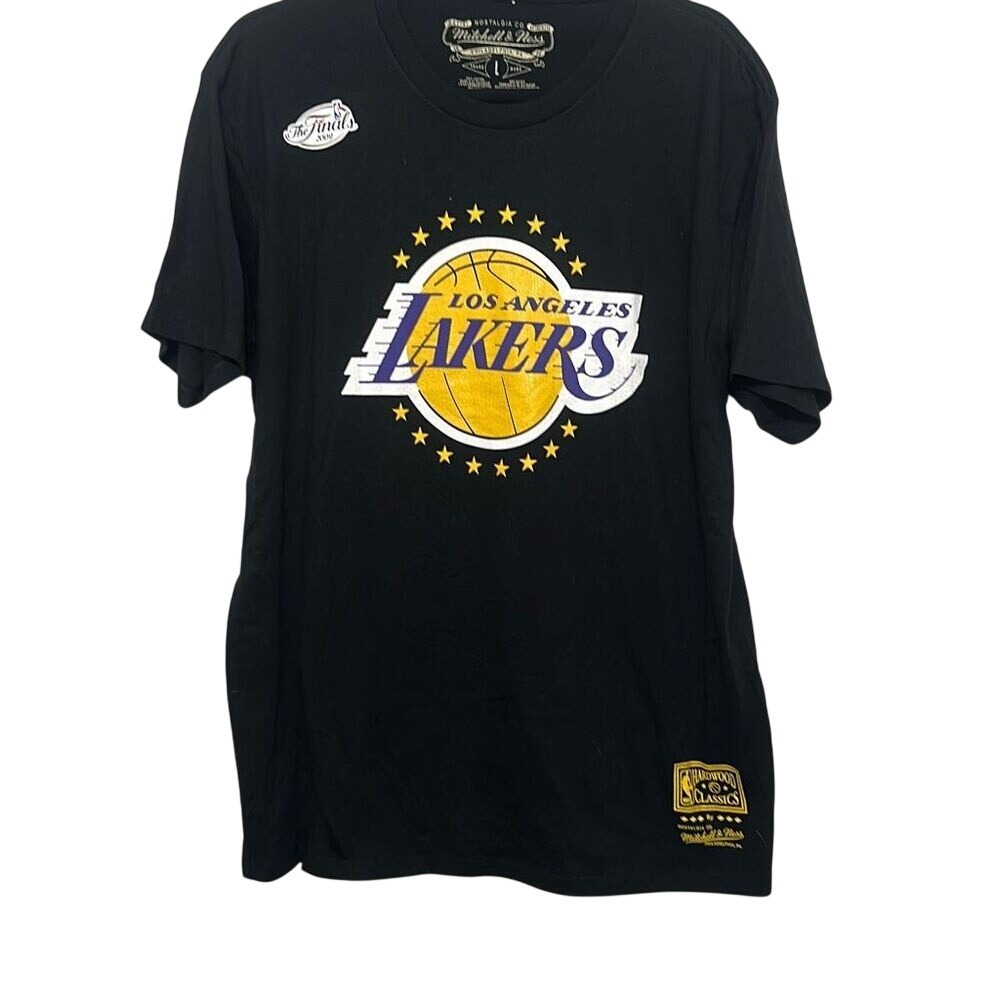 Mitchell‎ & Ness Mens Black Los Angeles Lakers 2009 NBA Finals T-Shirt Large